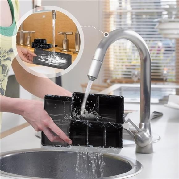 New - Toothbrush Holder,Bathroom Organizer, Multifunctional Storage - Picture 5 of 8